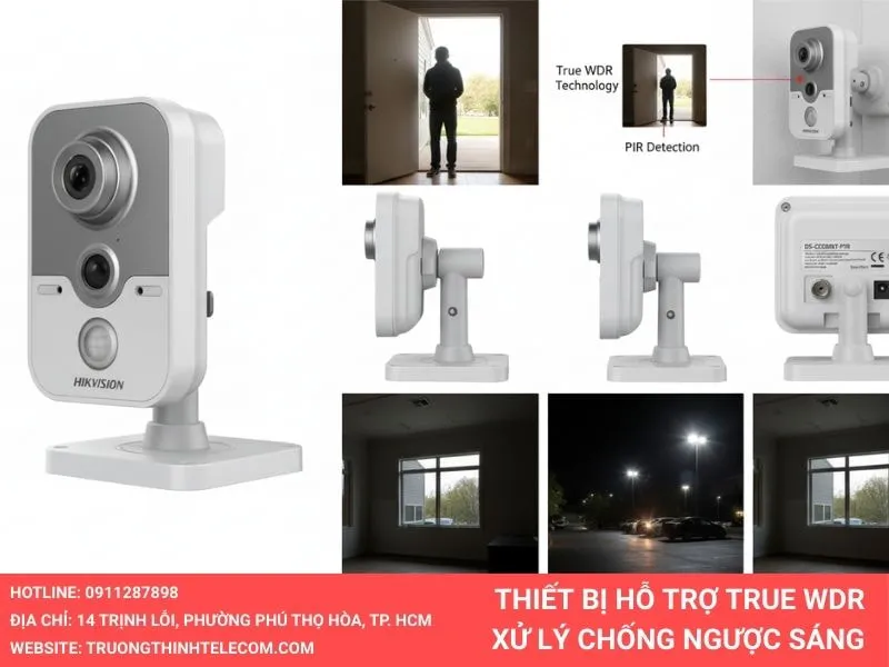 Camera DS-2CE38D8T-PIR hỗ trợ chống ngược sáng