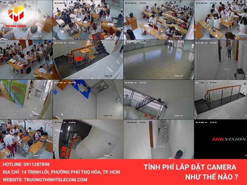 Tính phí lắp đặt camera giám sát