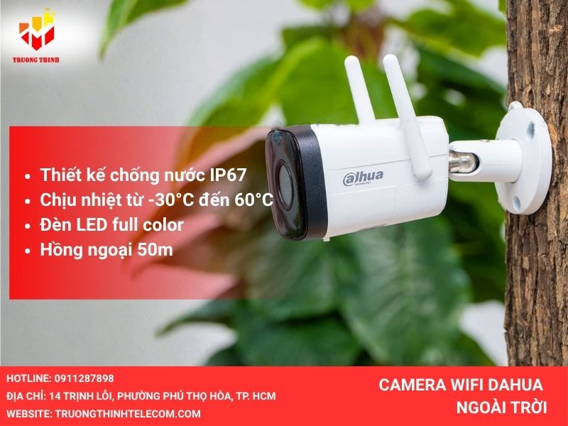 Camera wifi Dahua ngoài trời
