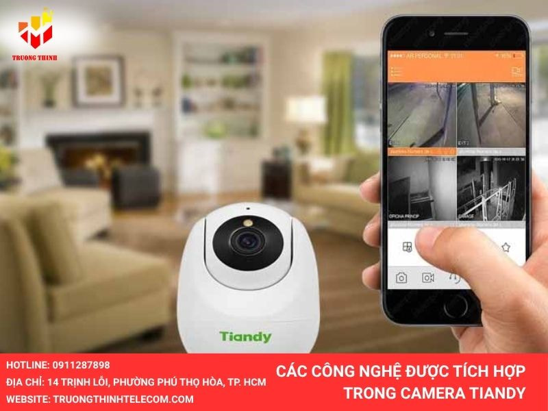 Các công nghệ được tích hợp trong camera Tiandy