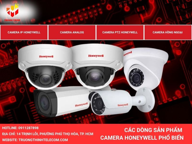Các dòng sản phẩm camera honeywell