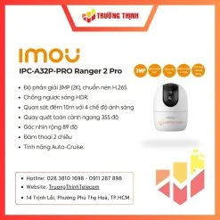 Camera Imou IPC-A32P-PRO Ranger 2 Pro
