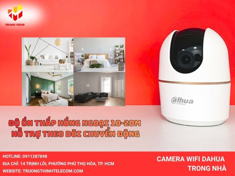 Camera wifi Dahua trong nhà