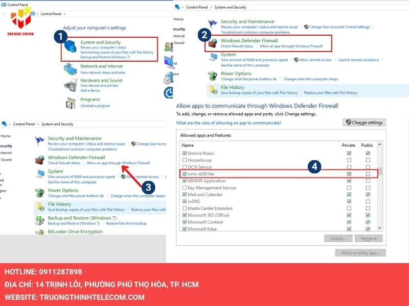 Cấu hình tường lửa