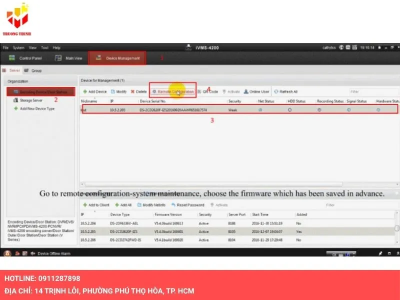 Chọn Remote Configuration