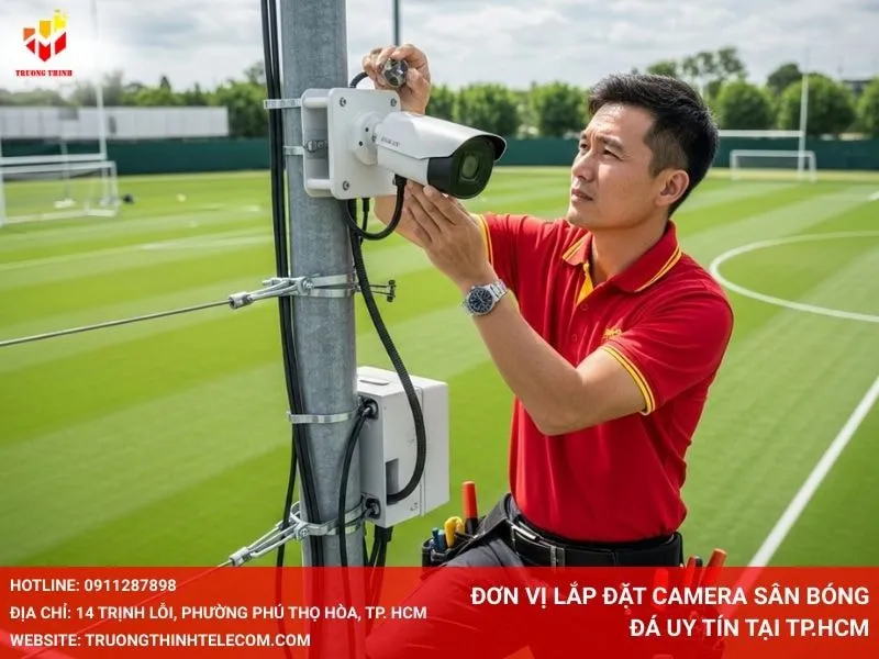 Đơn vị lắp đặt camera sân bóng đá uy tín tại TP.HCM