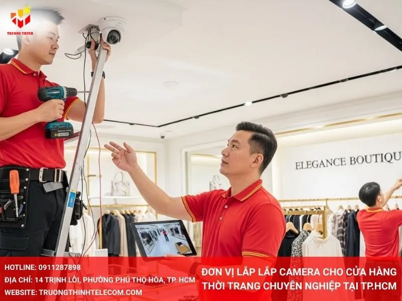 Đơn vị lắp lắp camera cho cửa hàng thời trang chuyên nghiệp tại TP.HCM