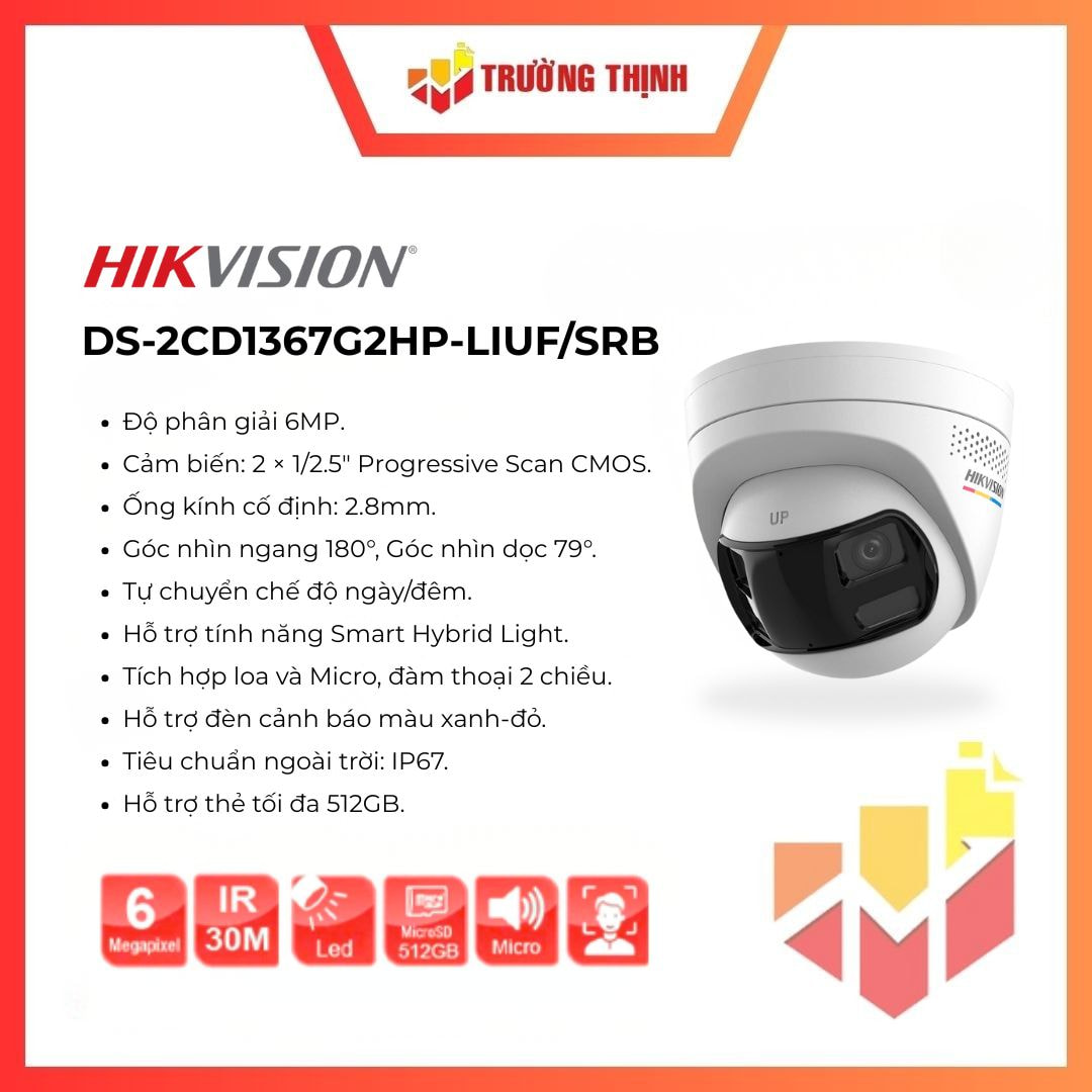 DS-2CD1367G2HP-LIUF/SRB