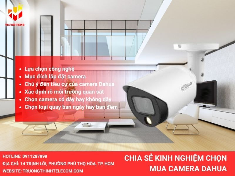 Kinh nghiệm chọn Camera Dahua