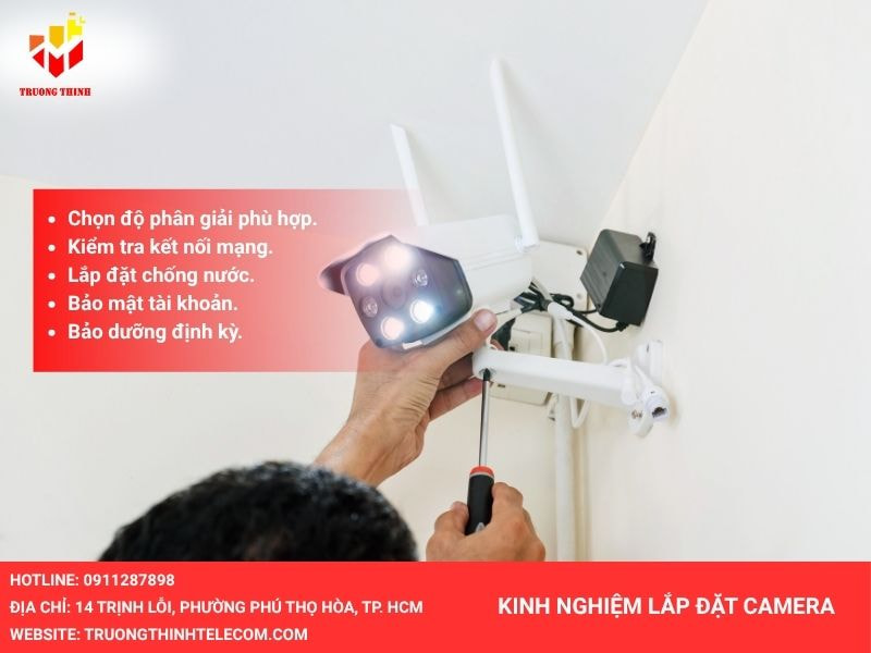 Kinh nghiệm lắp đặt Camera