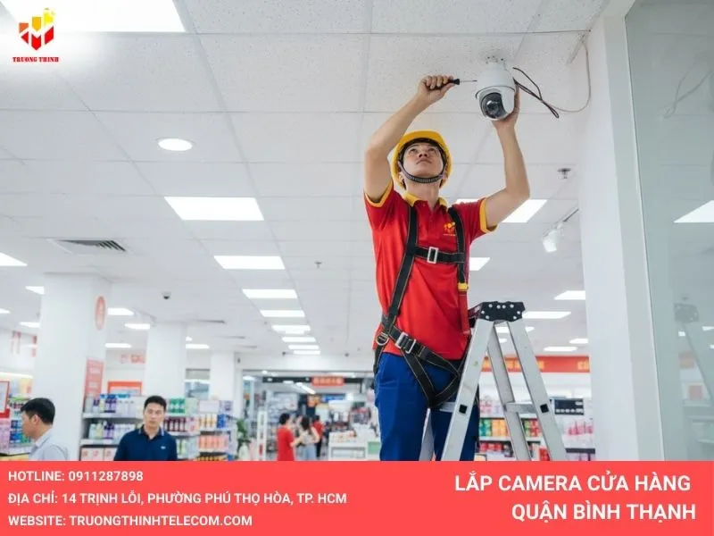 Lắp camera cửa hàng tại quận Bình Thanh