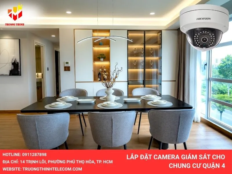 Lắp đặt camera giám sát cho chung cư quận 4