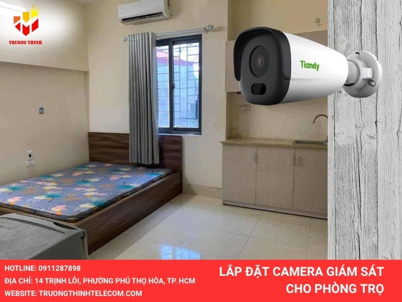 Lắp đặt camera giám sát cho phòng trọ ở quận 7
