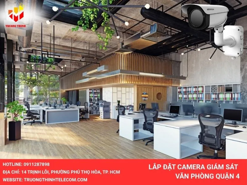 Lắp đặt camera giám sát cho văn phòng quận 4