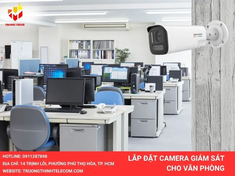 Lắp đặt camera giám sát cho văn phòng quận 8