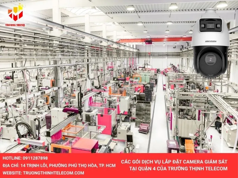 Lắp camera giám sát kho xưởng quận 4