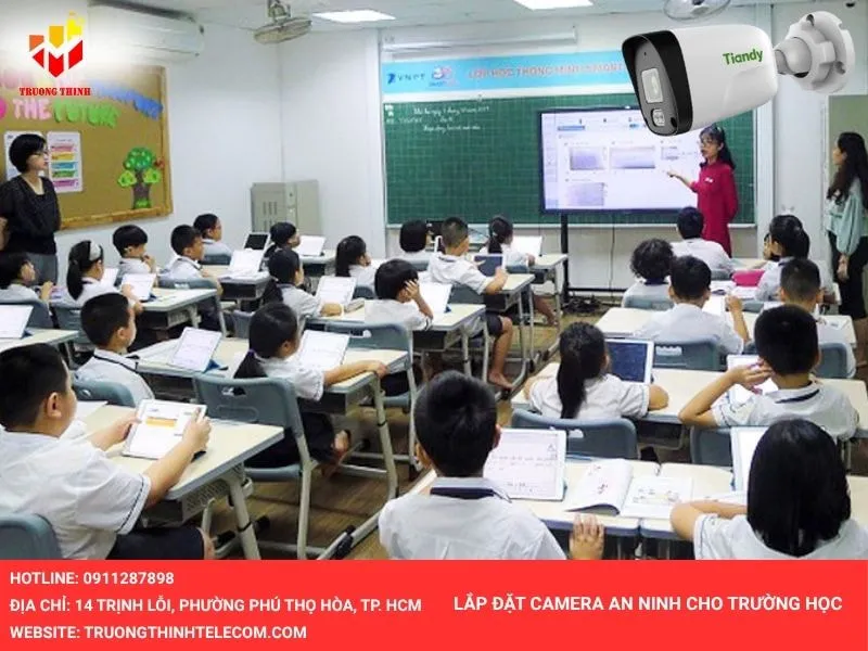 Lắp đặt camera giám sát trường học quận 4