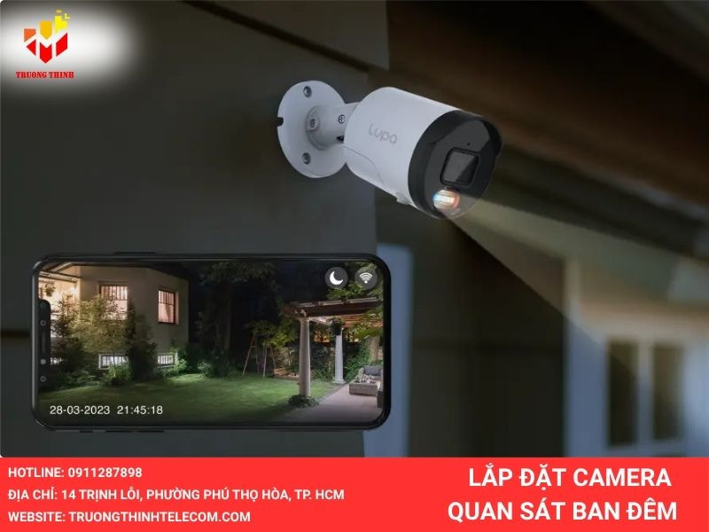 Lắp đặt camera quan sát ban đêm cho cửa hàng tiện lợi