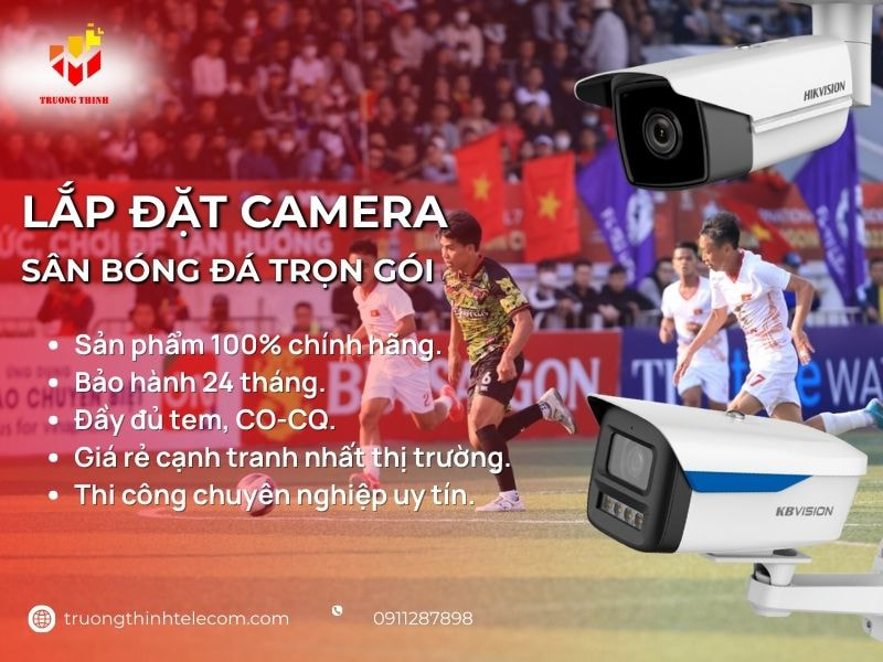 Lắp đặt camera sân bóng đá