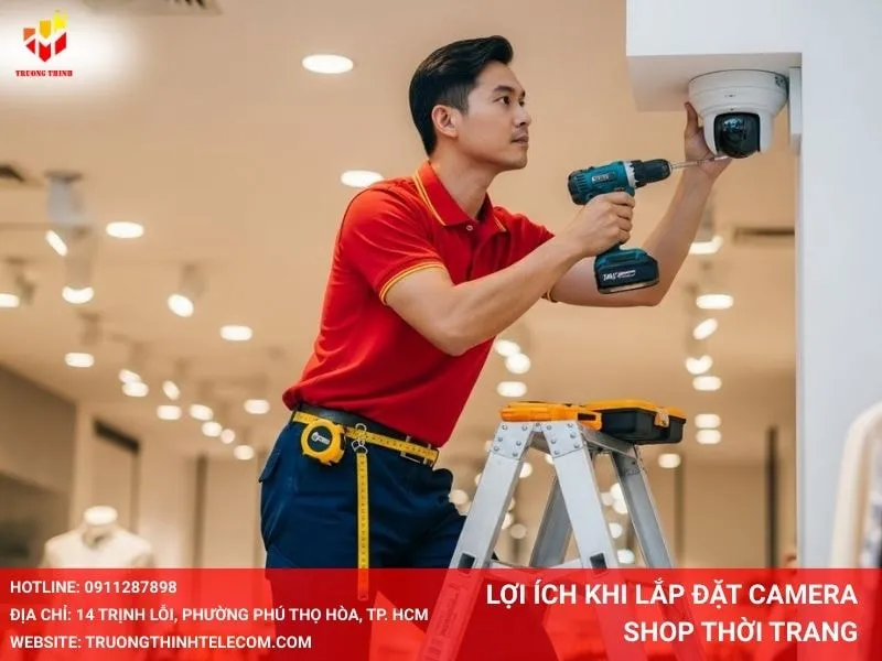 Lợi ích khi lắp đặt camera shop thời trang