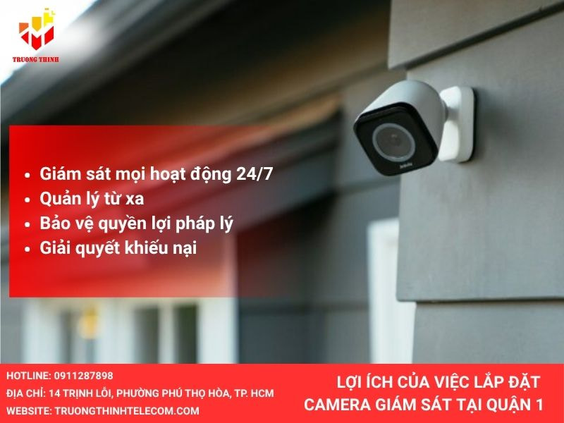 Lợi ích khi lắp đặt camera giám sát