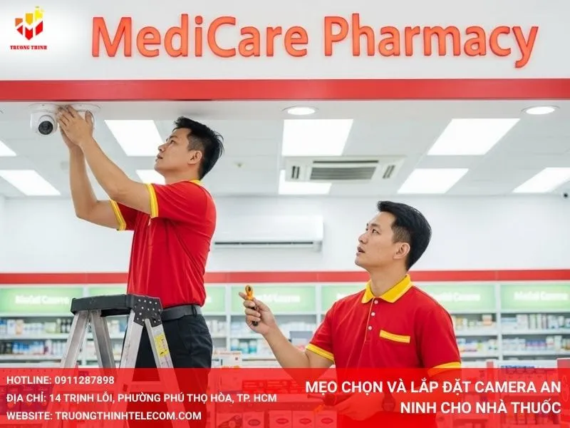 Mẹo chọn và lắp đặt camera an ninh cho nhà thuốc