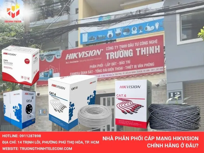 Nhà phân phối cáp mạng Hikvision Trường Thịnh Telecom
