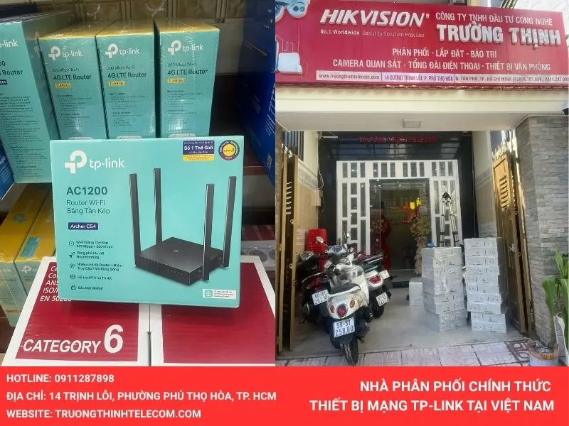 Nhà phân phối chính thức thiết bị mạng Tplink
