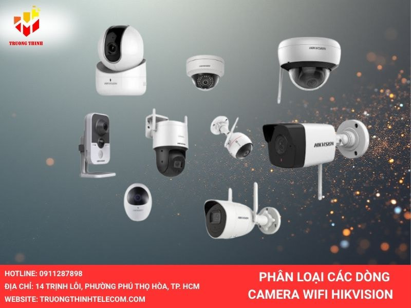 Phân loại các dòng camera wifi Hikvision