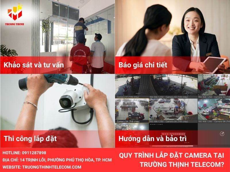Quy trình lắp đặt camera giám sát tại quận 1