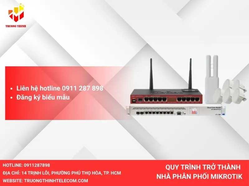 Quy trình trở thành nhà phân phối Mikrotik