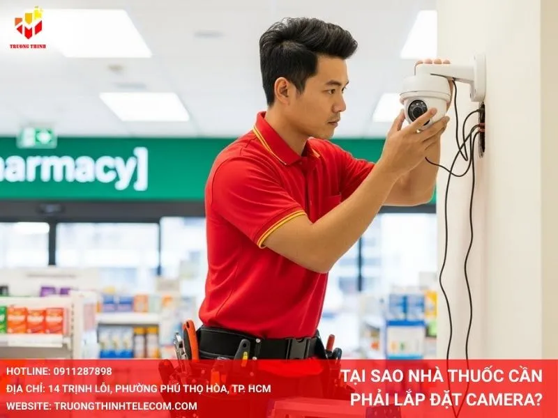 Tại sao nhà thuốc cần phải lắp đặt camera?