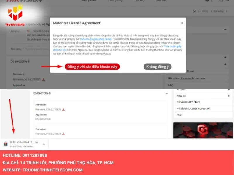 Tải thành công Firmware