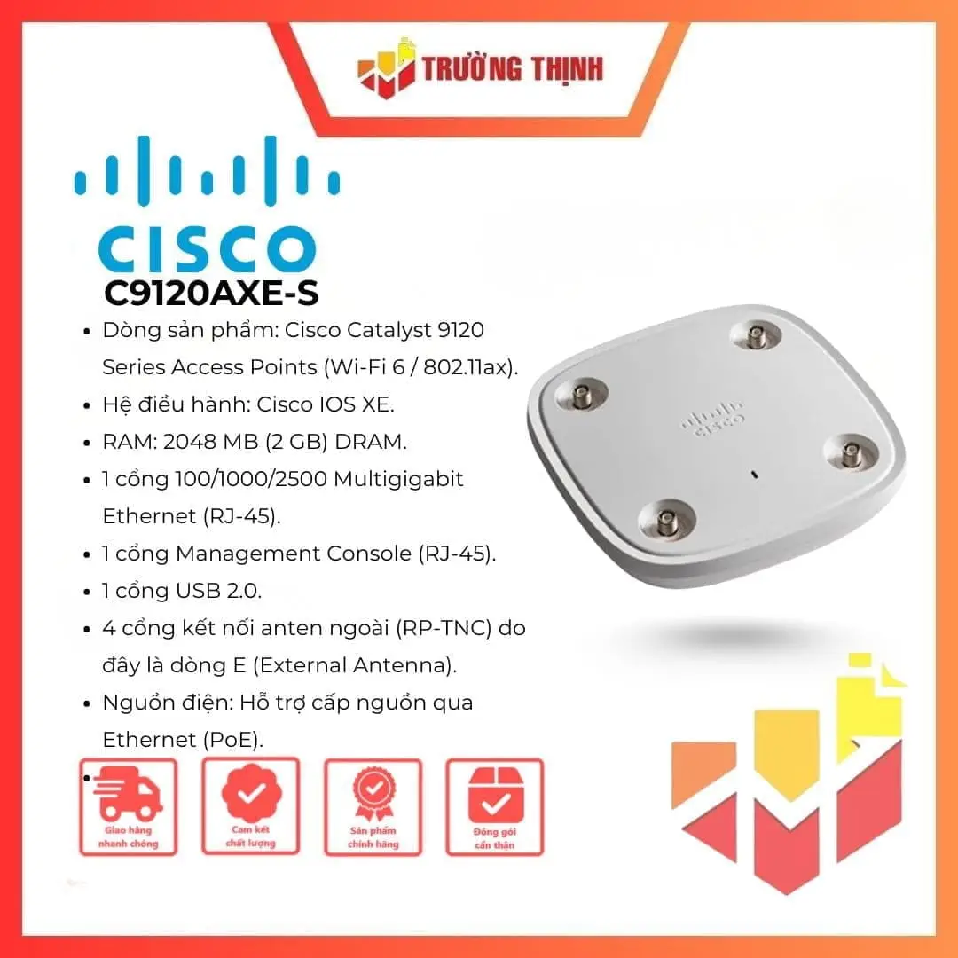 Access Point Cisco Catalyst 9120AXE C9120AXE-S