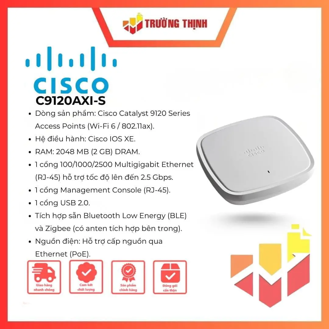 Access Point Cisco Catalyst 9120AXI C9120AXI-S