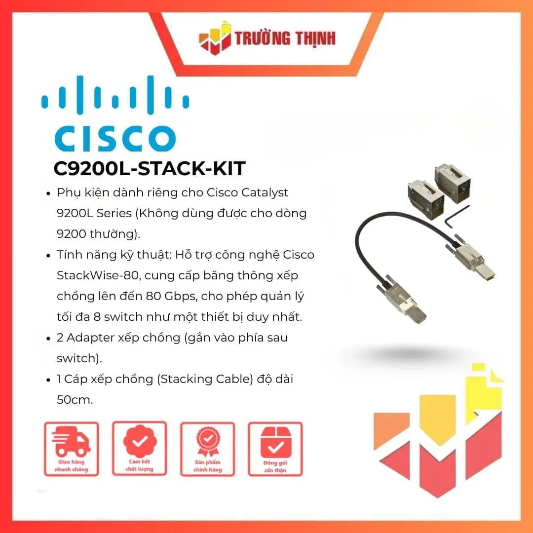 Cisco Catalyst 9200L Stack Kit