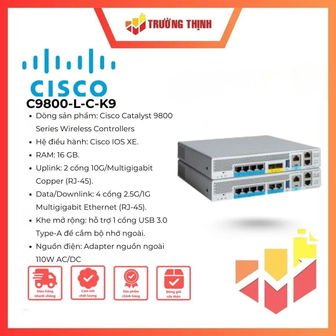 Wireless Controller Cisco Catalyst 9800-L C9800-L-C-K9