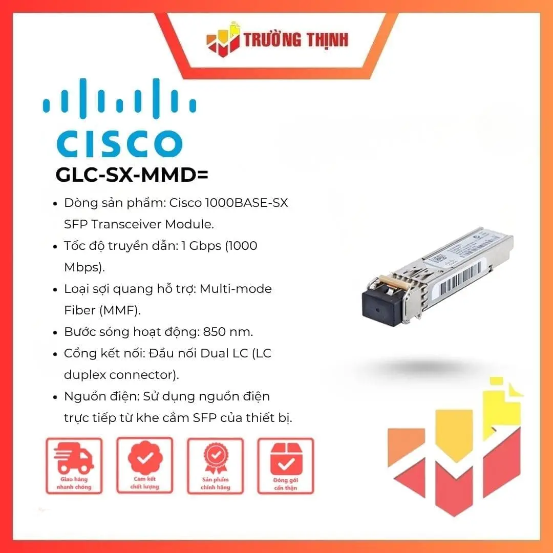 Cisco GLC-SX-MMD 1000BASE-SX SFP Transceiver