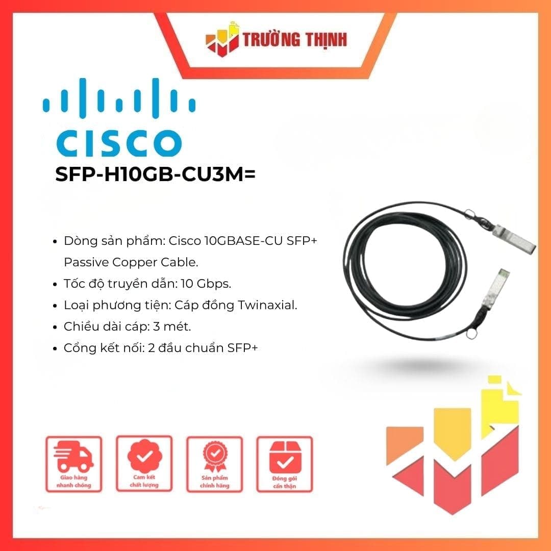 SFP-H10GB-CU3M=