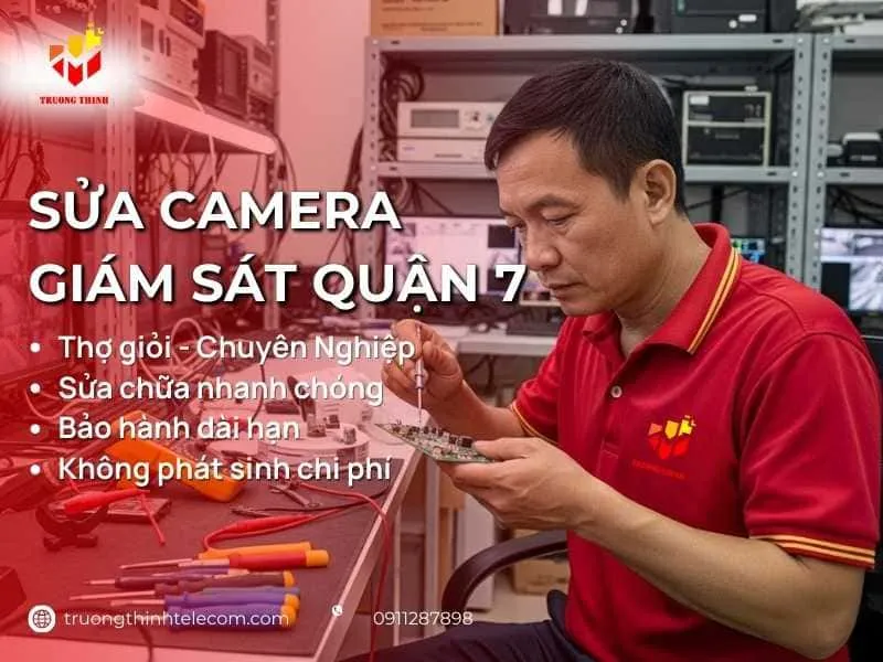 Sửa camera Quận 7 Trọn Gói Giá Rẻ Linh Kiện Chính Hãng