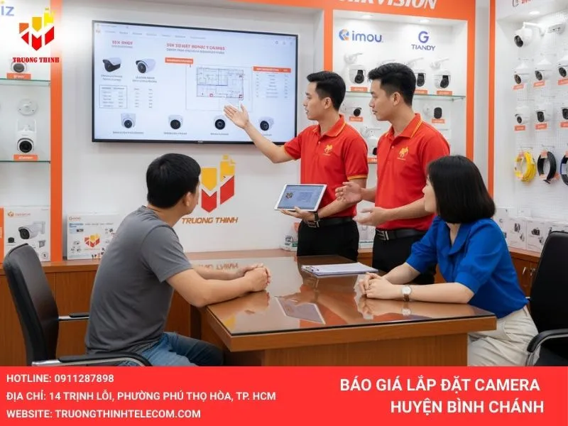Báo giá lắp đặt camera tại Bình Chánh