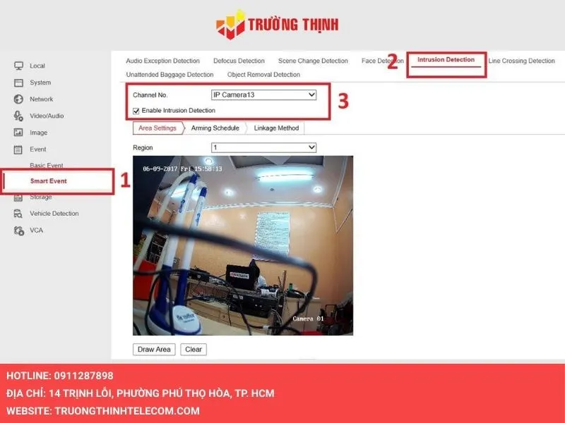 Bật tính năng phát hiện xâm nhập