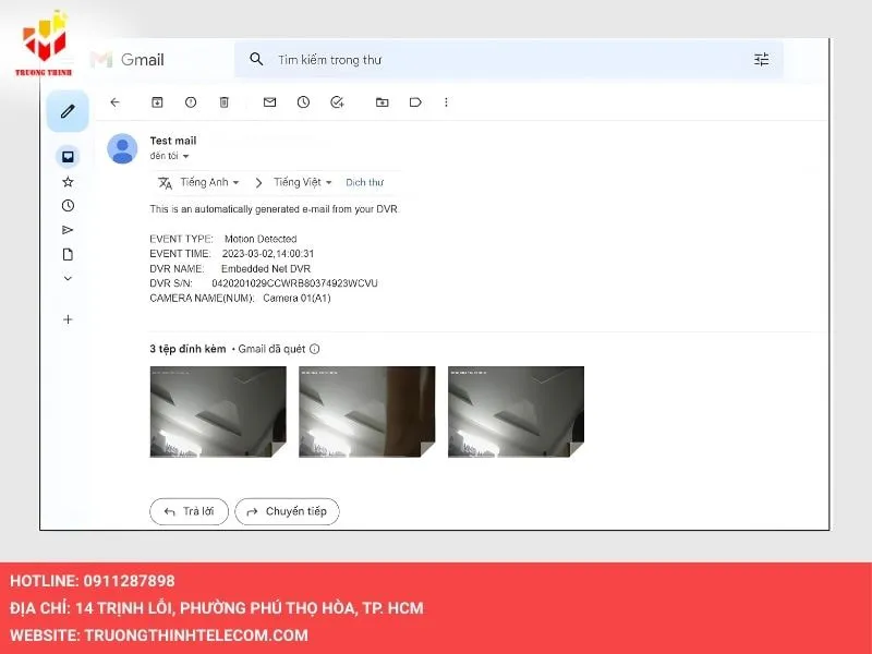 Cài đặt thành công