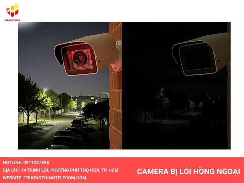 Camera bị lỗi hồng ngoại tại quận 12