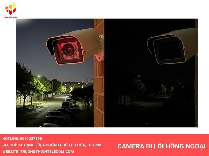 Camera bị lỗi hồng ngoại tại quận 12