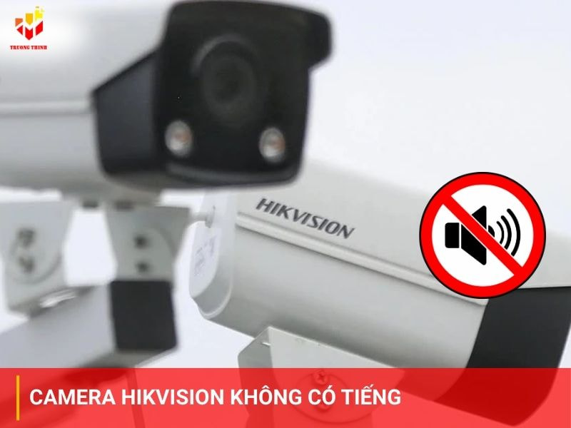 Camera Hikvision không có tiếng