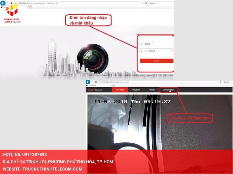 Chọn Configuration