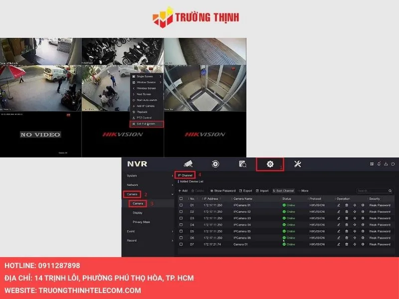 Chọn Exit Full Screen