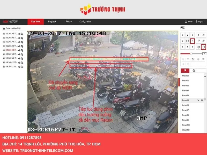 Chế độ chống ngược sáng WDR