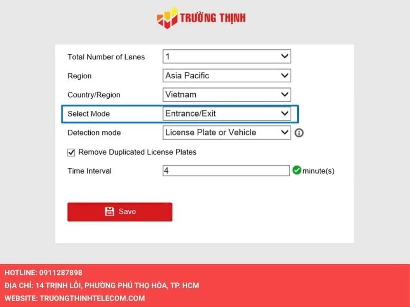 Điền đầy đủ thông tin